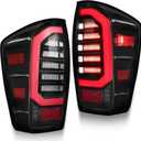 MAYELLO Plug and Play LED Tail Lights Compatible with 20162023 Toyota Tacoma Pickup SR/TRD/Limited/Trail, Clear Lens Black Upgrade Rear Lamps