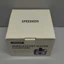 Wireless Cat Water Fountain Stainless Steel, 135oz/4L Pet Fountain Battery Operated, Cordless Running Water Dispenser for Cats & Dogs with Motion Sensor, Ultra Quiet, Multi-Filtration