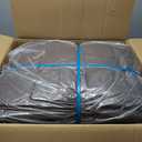 Tarp Cover Brown/Black Heavy Duty 40X40 Thick Material, Waterproof, Great for Tarpaulin Canopy Tent, Boat, RV Or Pool Cover (Heavy Duty Poly Tarp Brown/Black) (Brown-medium Weight Protection)