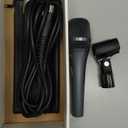 CAROL AC-910S XLR Wired Vocal Microphone  Dynamic Cardioid Mic with AHNC Dual-Engine Noise Cancelling Tech for Singing, Karaoke, Stage & Studio, Includes Mic Clip, 14.8ft XLR Cable & On/Off Switch (Gray)