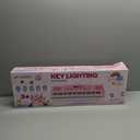 WOSTOO Kids Keyboard Piano, Portable 61 Keys Keyboard Electronic Digital Piano, Early Learning Educational Musical Piano Toy Keyboard for Beginners with Music Stand, Microphone (Pink)