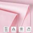 8 Packs 90 Inch Pink Tablecloth Round Tablecloth for Circle Tables, Washable Polyester Table Cloth, Wrinkle Resistant Round Cover for Spring Wedding Party Banquet Dining