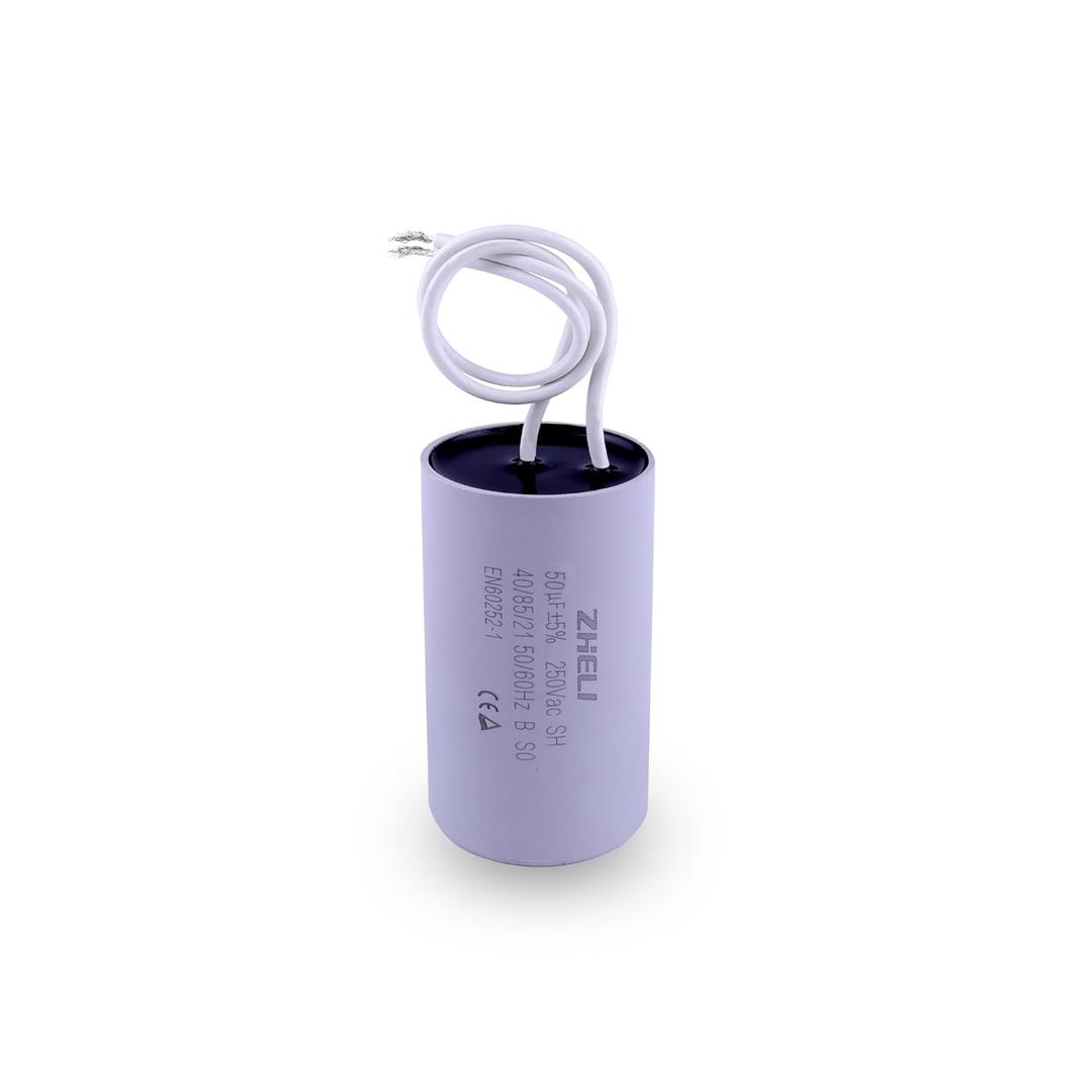 CBB60 50uF Motor Start Run Capacitor MFD 250VAC 50/60hz Cylindrical(50uF)