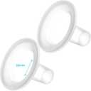 24mm Shields&Cushions Compatible with Medela Breast Pump- PersonalFit, Freestyle, Harmony, Maxi, Flex Lansinoh Pump-SignaturePro SmartPump Manual Replace Medela Parts Accessories Flanges
