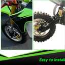 Pit Bike Front Brake & 12mm Rear Hydraulic Disc Brake Caliper Assembly Compatible with Apollo SSR 125cc 110cc Tao Tao Coolster Roketa X-pro 4-Stroke 50cc 70cc 90cc Chinese Dirt Bike Parts