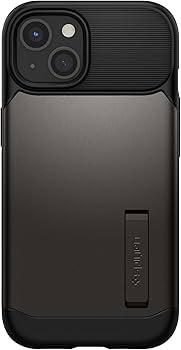 Spigen Slim Armor Back Cover Case for iPhone 16 Pro, 6.3 inch Natural Titanium