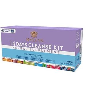 Hyleys Detox Tea for Cleanse and Weight Loss – 14 Day Detox Kit with 42 Tea Bags – Supports Colon Cleanse, Digestion, and Metabolism
