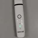 oneisall 4-in-1 Cordless Dog Grooming Kit with 2-Speed Clippers, Low Noise Paw Trimmer & Rechargeable Quiet Nail Grinder for Dogs and Cats (White) (Beige)