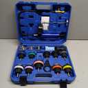 18 Pieces of Anti-Freezing Liquid Replacement Filler Vacuum coolant Pressure Gauge, Motorcycle, Automobile and Truck Universal Radiator Pressure Leakage Tester kit 