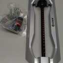 Eden 94111 Heavy Duty Metal Oscillating Sprinkler, Covers Up to 3,328 sq. ft., 20 Precision Nozzles, Flow Control, Adjustable Range, Quick Connect Bundle, Silver, Red, Black