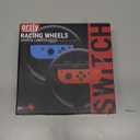 Orzly Steering Wheels for Nintendo Switch & OLED Console JoyCons, Racing Wheels for Mario Kart 8 Deluxe [Mariokart Switch Steering Wheel Joycon Controller Attachment Accessories]-TWIN PACK [2X Black]