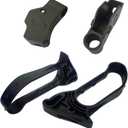 2 Set Rollator Walker Hand Brake Assembly Replacement Handles, No Brake Cable - for 4-Wheel & 3-Wheel Rollators with Seats for Seniors, and for Elderly Shopping Carts & Wheelchairs