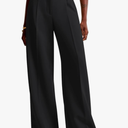 NIMIN Women Wide Leg Pants High Waisted Business Casual Work Trousers Dressy Pants with Pockets, S