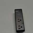 Surge Protector Outlet Extender - with Rotating Plug, 6 AC Multi Plug Outlet with 4 USB Ports (2 USB C), 1800 Joules, 3-Sided Swivel Power Strip with Spaced Outlet Splitter for Dorm, Office, Black