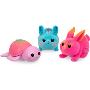 Little Live Pets NeeDees Candy Series Pack of 3, Plush Interactive Toys Collection, 50+ Sounds and Reactions, Wearable Interactive Kids Toys