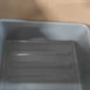 Winco Bus Box Dish Tub for Restaurants, 7", Gray