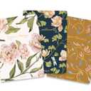 GraceLaced Lined Notebooks, Set of 3, Rejoice, Pray, Give