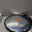 12” Acrylic Indoor Convex Mirror With Plastic Back, Round Indoor Security Mirror for the Garage Blind Spot, Store Safety, Warehouse Side View, Wall Mirror for Personal or Office Use - Vision Metalizers, Black