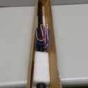 28 inch Ceiling Fan Downrod, Black Downrod for Ceiling Fans with lights, Extension Downrod with Wires, 1 inch Outside Diameter, Ceiling Fans and Accessories Replacement Parts, No Threaded, Black