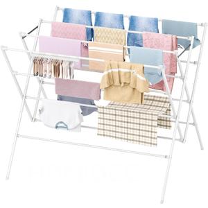 Drying Rack Clothing,35.4in Long Drying Poles Large Clothes Drying Rack, 38.2in