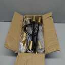 Sputnik Chandelier Black and Gold Ceiling Light Height Adjustable E27 Modern Ceiling Lighting Fixture Farmhouse Pendant Lamp for Living Room Bedroom Dining Room Kitchen Office (8-Light)