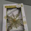 Kurt Adler 10-Light 10-Inch Capiz Classical Multi-Pointed Bethlehem Star Treetop