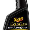 Meguiar's Gold Class Rich Leather Cleaner and Conditioner 3-in-1 Spray, Non-Greasy Car Leather Cleaner and Conditioner Treatment with Advanced UV Protection, 15.2 Oz Spray Bottle