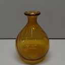 HD 8IN Amber Glass Vase