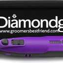 Diamondg Cordless Dog Nail Grinder with Quiet Sound & LED Tip for Large & Small Dogs, 4hrs. Runtime - Electric Dog Nail Trimmer, Heavy Duty Rotary Tool Alternative to Toenail Clippers & Filers (004 - Dark Purple)