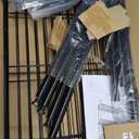 Amazon Basics 3-Shelf Adjustable Heavy Duty Steel Wire Rack Storage Shelving Organizer with Storage Space, Versatility and Ease of Use for Kitchen, Garage, 23.2" L x 13.4" W x 30" H, Black