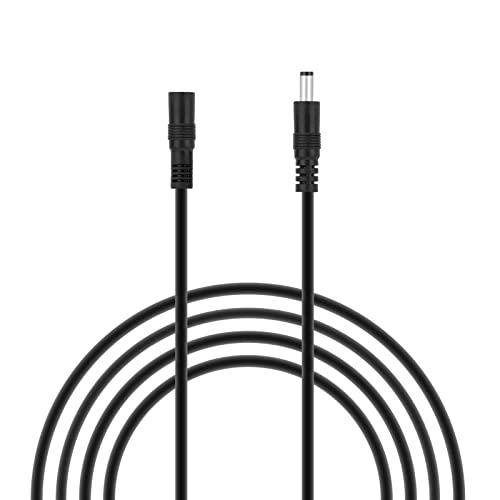 SIM&NAT 20AWG 10Ft 2.1mm x 5.5mm Male to Female DC Extension Wire Power Jack Adapter Barrel Plug Cable, Extension Wire for CCTV Security Camera, DVR, HDVD, LED Strip Light, Low Voltage Application