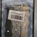 3 Pack Leopard Engraved Bands Compatible with Apple Watch Band 41mm 40mm 38mm 42mm 44mm 45mm 46mm 49mm Women, Soft Silicone Cheetah Embossed Sport Strap for iWatch Series 10 9 8 7 6 5 4 3 2 1 Ultra (DGrey & Black, Starlight & Black, Starlight & Nude Tan)