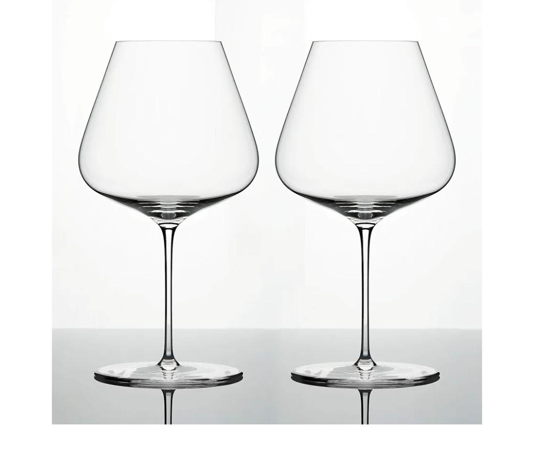 Zalto Denk'Art Burgundy Red Wine Glass Hand-Blown Crystal | Set of 2