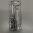 Bonsenkitchen Rechargeable Milk Frother with Stand, 3-Speed Handheld Coffee Frother, Dual Spring Whisk Electric Hand Frother Wand Drink Mixer for Matcha Lattes Cappuccino, Kitchen Gifts (Silver)