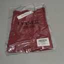 LYANER Women's Ribbed Knit Sexy Tank Tops Burgundy X-Small (Red, XS)