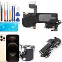 Earpiece Speaker for iPhone 12 Pro Max Ear Speaker Replacement for iPhone 12 Pro Max Speaker Replacement Light Proximity Sensor Flex Cable Earphone Speaker Assembly with Tools