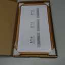 8x14 Collage Picture Frame Teak Wood, Multiple Three 4x6 Photos or 11x14 without Mat, Rustic Rounded Corner Photo Frame with Tempered Glass Hanging Displaying Horizontally or Vertically