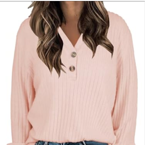 COZYMY Long Sleeve Winter Pullover Holiday Sweaters for Women Dressy Casual Trendy Fall Tunic Tops Medium Pink