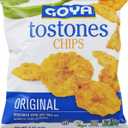 Goya Tostones Chips, Original, 2 Ounce (Pack of 24) - Seasoned with Sea Salt - Great for dipping in Salsas and Guacamole, BB 12-11-26