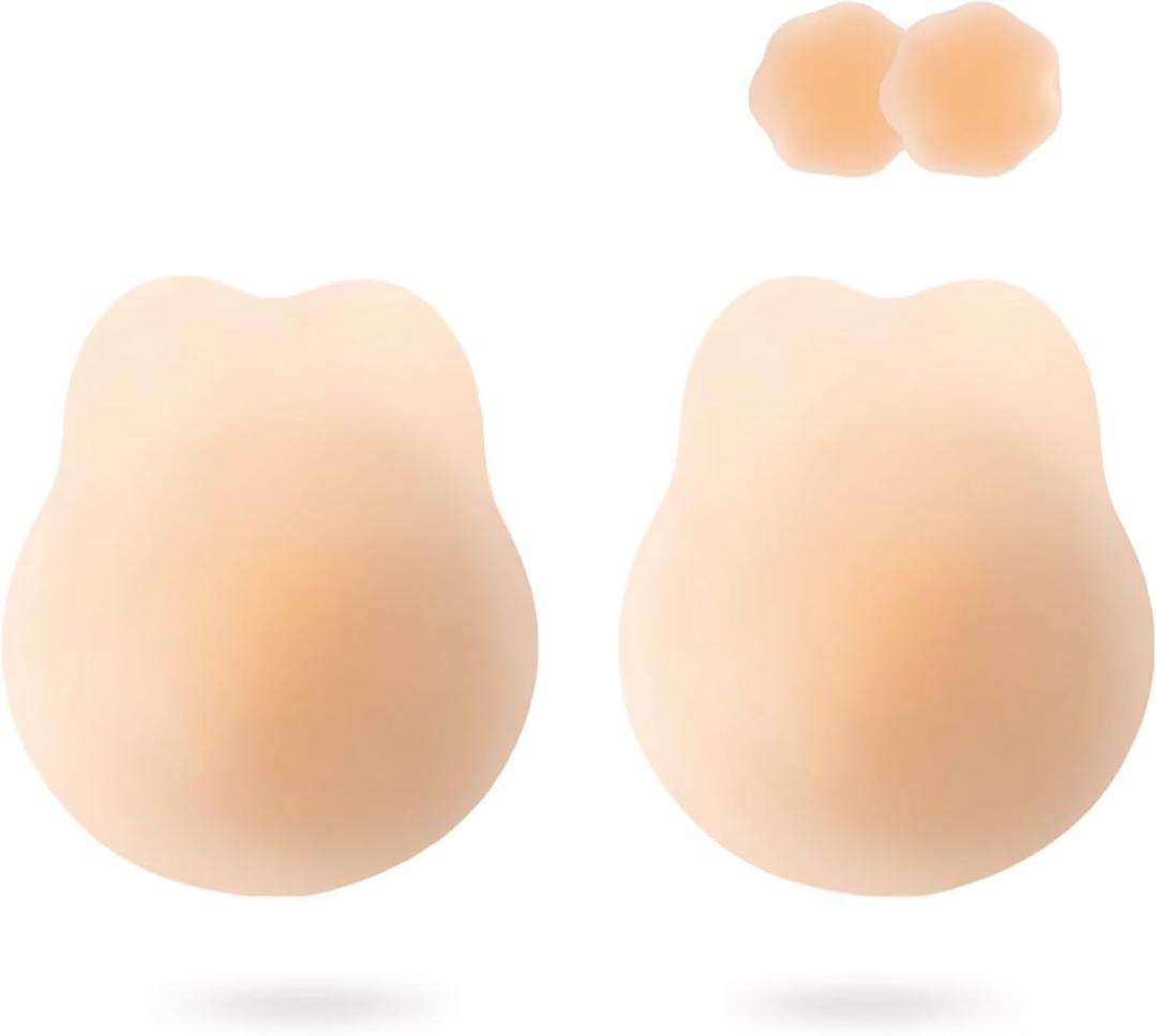 3 x APOWUS Sticky Bra Push Up,Adhesive Bras, Nipple Covers with Lift for Backless Strapless Dress 02