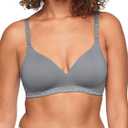 Warner's Women's Blissful Benefits By Warner's Ultrasoft Wirefree Bra, -Graphite Grey, 38B