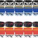 POKONBOY Compatible with Nerf Guns Party Supplies - 10 Sets Blaster Guns Birthday Party Favors Accessories Include Face Mask, Kids Form Darts and Tactical Glasses for 2 Teams