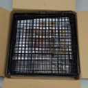 Small Bird Cage for Parakeets, Budgies & Canaries and More Small Birds - Lightweight Travel Birdcage & Bird Carrier with Handle, Stand, Removable Tray, Portable for Hanging, Outdoor Use, Black