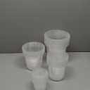 48 Pack 7/6/5/3.5 Inch Clear Plastic Pots for Plants, Clear Nursery Pots with Drainage Holes, Reinforced Plastic Nursery Pots Variety Pack