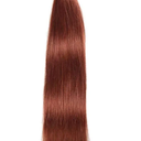 Ijoy Reddish Brown Human Hair Bundle 20 Inch Long Straight Human Hair Brazilian Virgin Human Hair Chocolate Color for Women (33#)