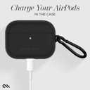 Case-Mate AirPods Pro 3 Case w/Black Carabiner [Wireless Charging Compatible] - Tough Black Case for AirPods Pro 3 [Front LED Visible] - Anti Scratch, Shockproof Cover