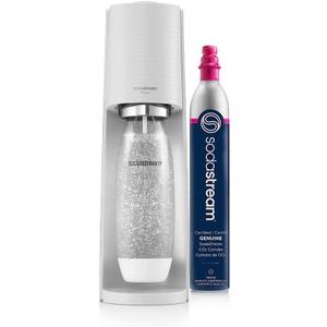 SodaStream Terra Sparkling Water Maker (White) with CO2 and Dishwasher Safe Bottle