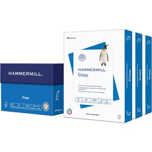 Hammermill Printer Paper, 20 Lb Copy Paper, 8.5 x 11 - 3 Ream (1,500 Sheets) - 92 Bright, Made in the USA, 500 Count (Pack of 3)