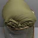 FUANNA Queen Comforter Set Olive Green, 7 Pieces Soft Bedding Sets Queen Size, All Season Lightweight Bed in a Bag with Comforter, Flat Sheet, Fitted Sheet, Pillowcases & Shams