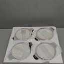 AVLA 4 Pack Ceramic Soup Bowls with Lid and Double Handles, 22 OZ French Onion Soup Crock, Small Casserole Dish for Oven, Mini Cocotte Set Baking Ramekins for Stews, Cereal, Oatmeal or Pasta